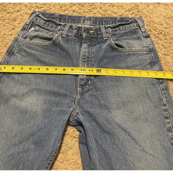 Carhartt Women’s FR100 Flame-Resistant Signature Denim Jeans 33x34 size - Picture 4 of 10